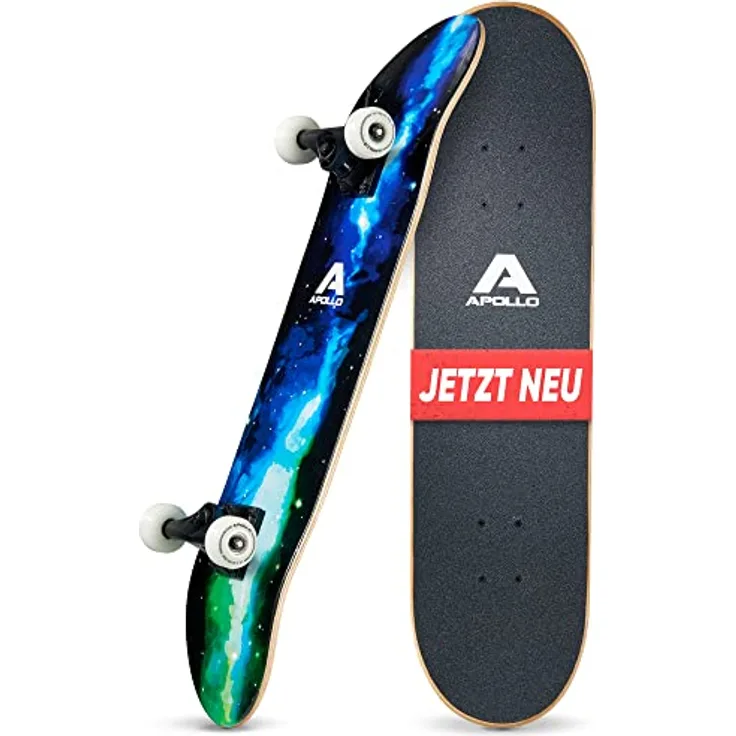 Apollo Skateboard | 7-lagiges Deck, Medium Concave, ABEC-7 Kugellager | für Kinder und Profis | trendiges Design, top Fahreigenschaften