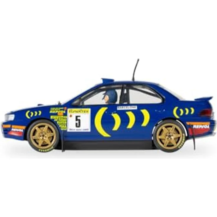 Scalextric C4555 1:32 Subaru Impreza WRC C. Sainz 1995 HD Slotcar - Rennbahnauto, Fahrerfigur inklusive – Bild 2