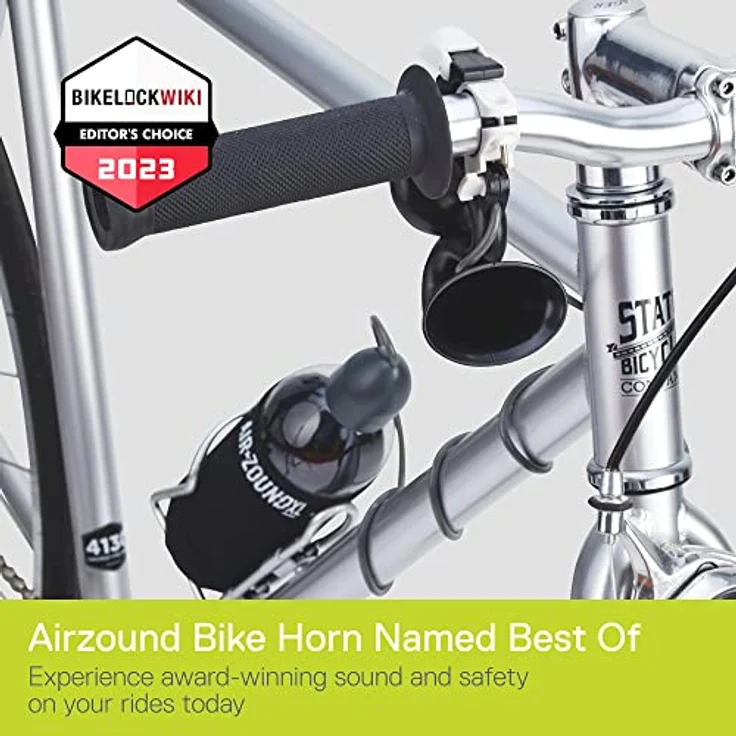 Delta Cycle & Home Cycle Delta Airzound Fahrradhupe, Schwarz, Standard – Bild 3