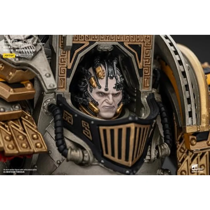 Joy Toy Warhammer The Horus Heresy, Actionfigur Iron Warriors Perturabo Primarch der IV. Legion, 28 cm mit Zubehör – Bild 3