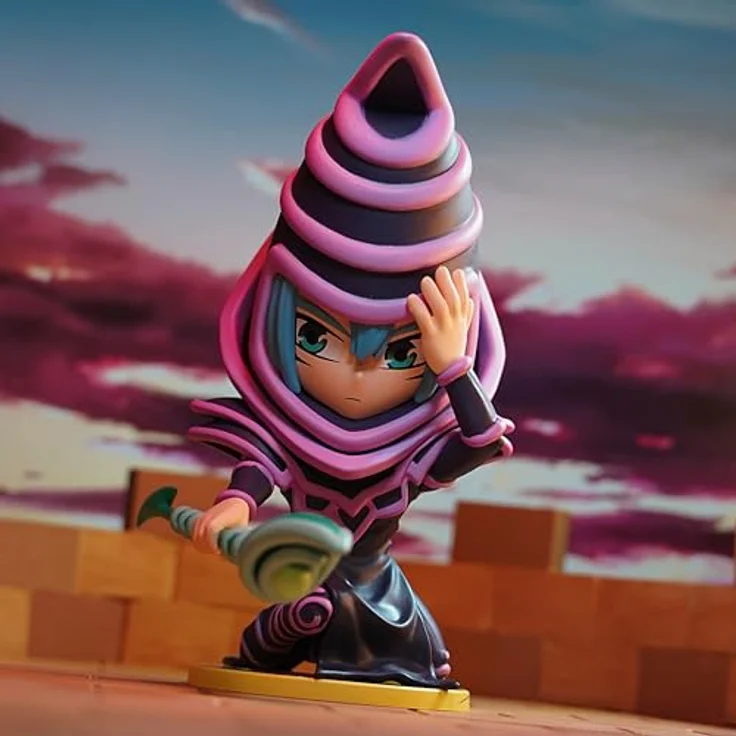 Youtooz Yu Gi Oh Dark Magician Figur, 12,7 cm hoch, lila mit Ghost Rare Chase-Version – Bild 2