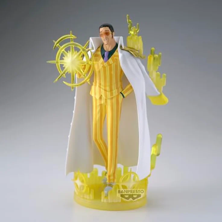 Banpresto Borsalino One Piece Actionfigur, The Shukko Logia Special Edition, 19 cm, PVC, mehrfarbig, Sammelfigur mit Basisständer, ideal für Anime-Fans – Bild 5