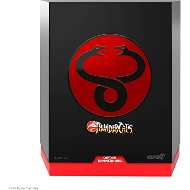 Super7 Thundercats Ultimate W5 Captain Hammerhead Actionfigur, 17,8 cm mit austauschbaren Köpfen und Net Gun Zubehör – Bild 3