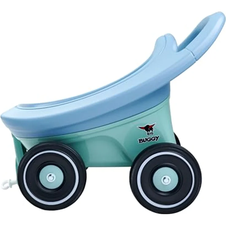 "BIG Lauflernhilfe BIG Buggy 3-in-1, Made in Germany, Lauflernwagen in grünen und blauen Pastelltönen" – Bild 2