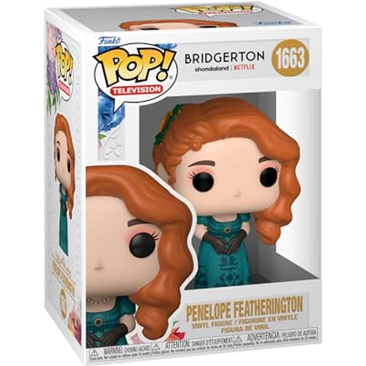 Funko POP! TV: Bridgerton - Penelope Featherington - Vinyl-Sammelfigur, 9,5 cm, exklusive Chase-Variante für Sammler und Fans – Bild 1