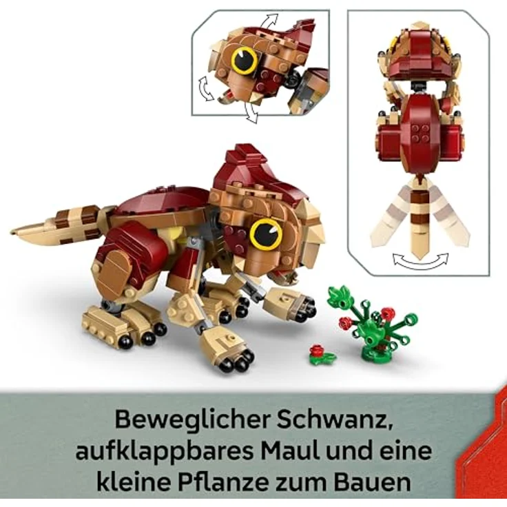 LEGO Jurassic World 76970, Babydinosaurier Dolores: Aquilops, 339 Teile, bewegliche Figur, für Kinder ab 7 Jahren, Maße: 20cm x 15cm x 11cm – Bild 5