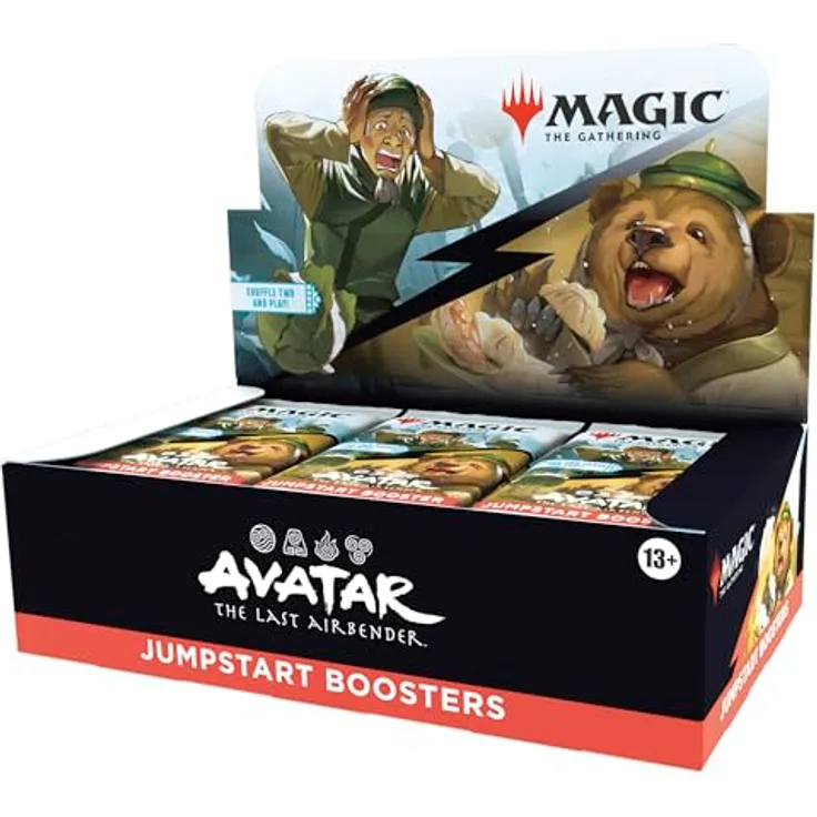 Wizards of the Coast Magic: The Gathering | Avatar: The Last Airbender Jumpstart Booster Display, 24 Booster-Packs mit 20 Karten für individuelles 40-Karten-Deck, ab 13 Jahren, englisch