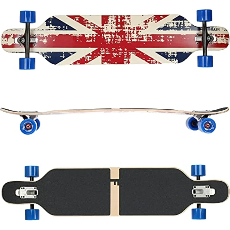 FunTomia Flex1 bis 122kg - Camber Longboard (England - Ahornholz) – Bild 2