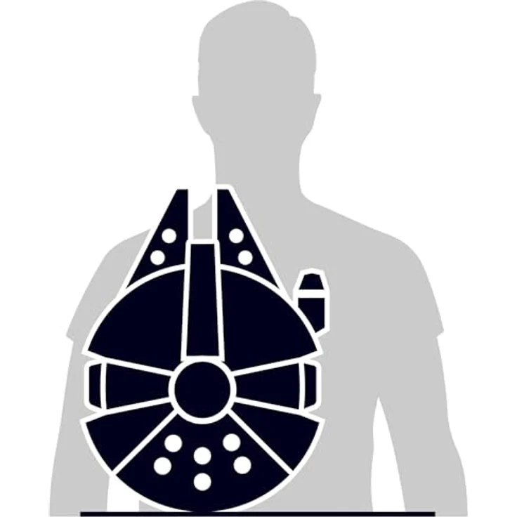 Spin Master 3D-Puzzle 4D Build - Star Wars Millennium Falcon Raumschiff, mit 223 Puzzleteilen – Bild 6