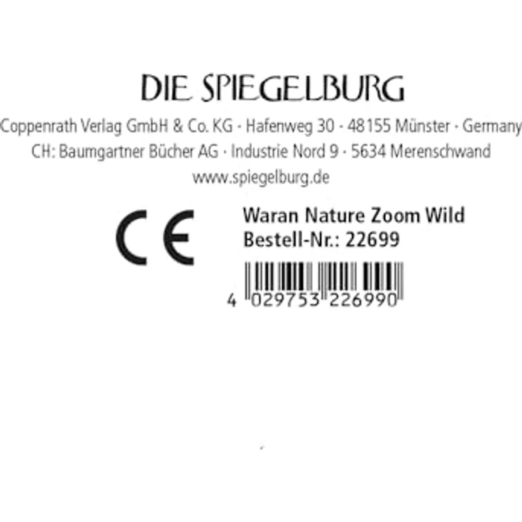 COPPENRATH SPG Nature Zoom Wild, Waran Plüschkuscheltier – Bild 3