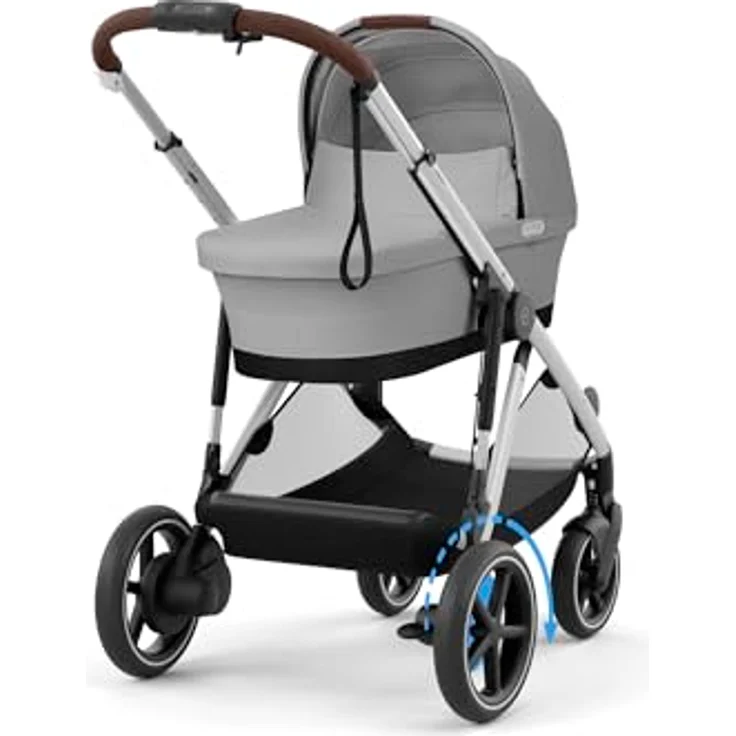 Cybex eGazelle S, Kinderwagen mit E-Motor, Wiegefunktion und großem Einkaufskorb – Bild 3