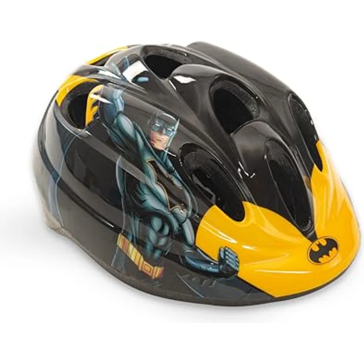 Toimsa Batman Helm 28 x 20 x 15 cm, Kinderfahrradhelm in hochwertiger Materialqualität, kühl und bequem, langlebig – Bild 1