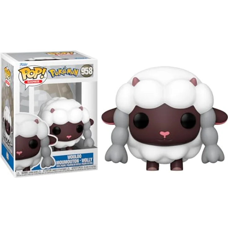 Funko POP! Games: Pokemon - Wooloo - Moumouton - Vinyl-Sammelfigur für Video Games Fans – Bild 1