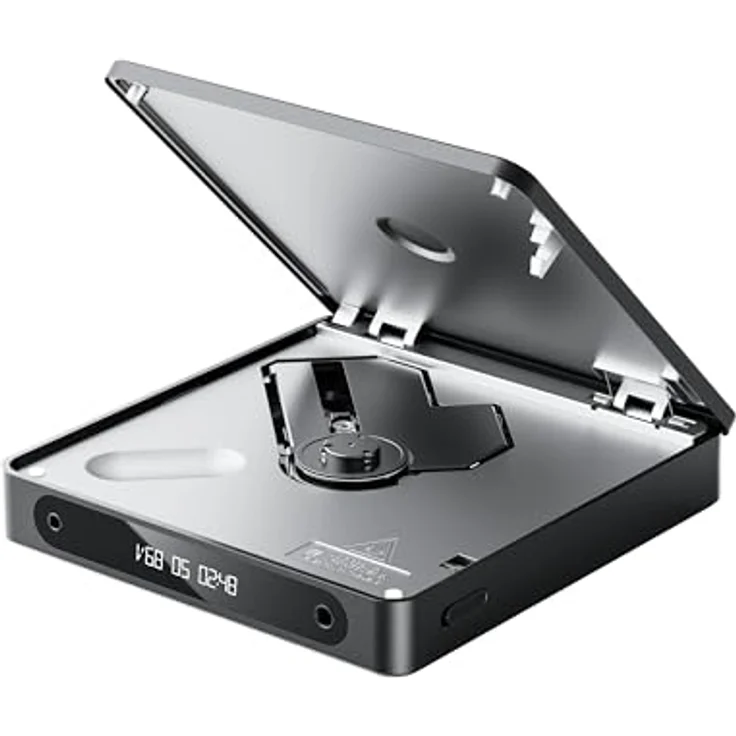 FiiO DM13, tragbarer Stereo-CD-Player mit USB-Ripping, optischen/koaxialen Ausgängen, ausdauerndem Akku, schwarzes Bluetooth – Bild 2