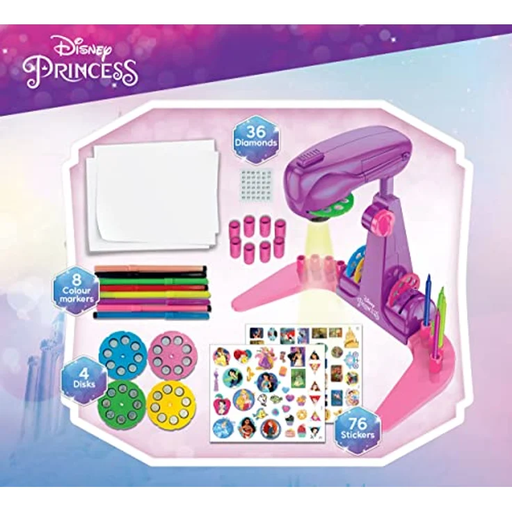 Lisciani Giochi 92956 Princess Proiettore Drawing School - Preisvergleich – Bild 4