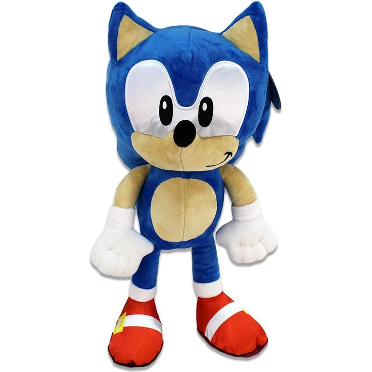 Play by Play Sonic the Hedgehog Kuscheltier, 70 cm großer offizieller SEGA Lizenzartikel mit detailreicher Verarbeitung und integrierter Schlaufe