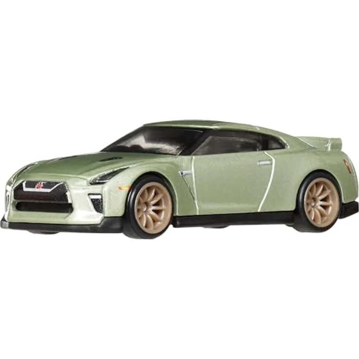 Hot Wheels Premium Car Culture Nissan GTR 2-Pack, 1:64 Spielzeugautos mit Die-Cast-Karosserien und Real-Riders-Reifen – Bild 2