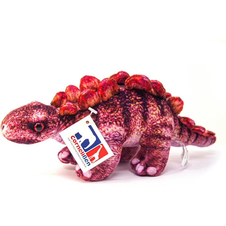 Cornelißen Kuscheltier Stegosaurus pink, 25 cm, aus hochwertigem Material