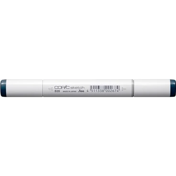 Copic COPIC Sketch Marker Typ B - 39, Prussian Blue, professioneller Pinselmarker mit Super-Brush-Spitze und Medium-Broad-Spitze – Bild 4