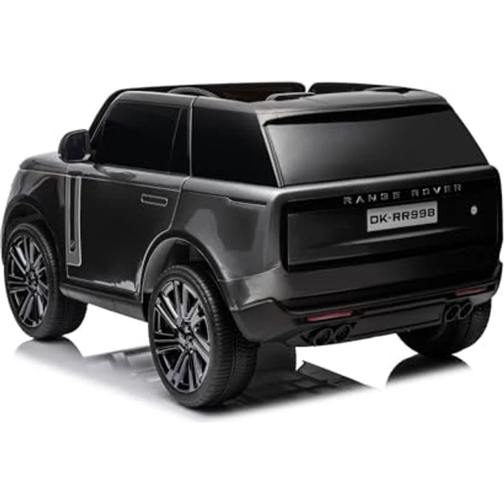 OTTO Elektro-Kinderauto "Land Rover Range Rover" 2 Sitzer - grau mit Ledersitz, EVA Reifen und Allradantrieb – Bild 4