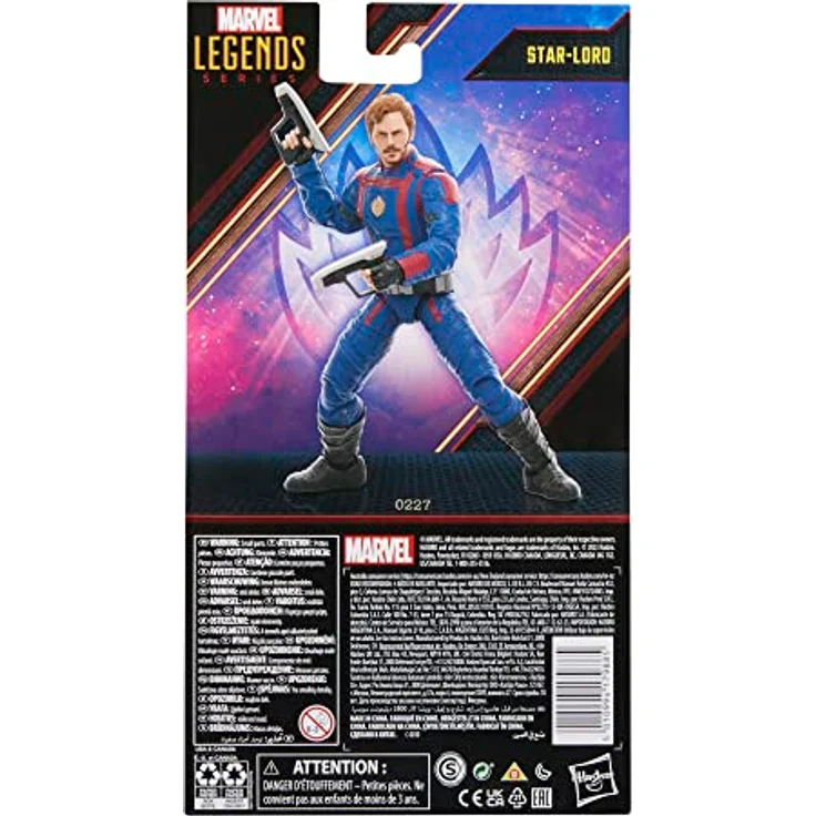Marvel Legends Series Star-Lord, 15 cm Action-Figur mit 2 Blaster-Accessoires, inspiriert von Guardians of the Galaxy Vol. 3 – Bild 3