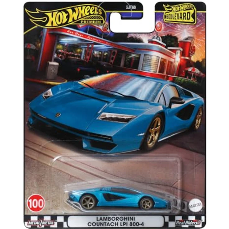Mattel Lamborghini Countach LPI 800-4 HRT70, 1:64 Die Cast Modellfahrzeug, Hot Wheels Boulevard – Bild 2
