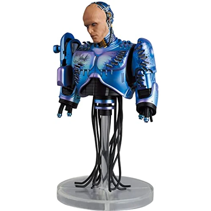 Medicom MAFEX No.196 Robocop 2, Actionfigur mit Murphy Head Version, Gesamthöhe ca. 160 mm, verstellbarer Figurenständer, vorgefräste Detailteile – Bild 5