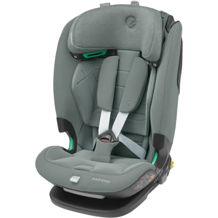 Maxi-Cosi Titan Pro2 I-Size, Kindersitz mit ISOFIX, G-CELL Schutz und ClimaFlow, authentisches Grau