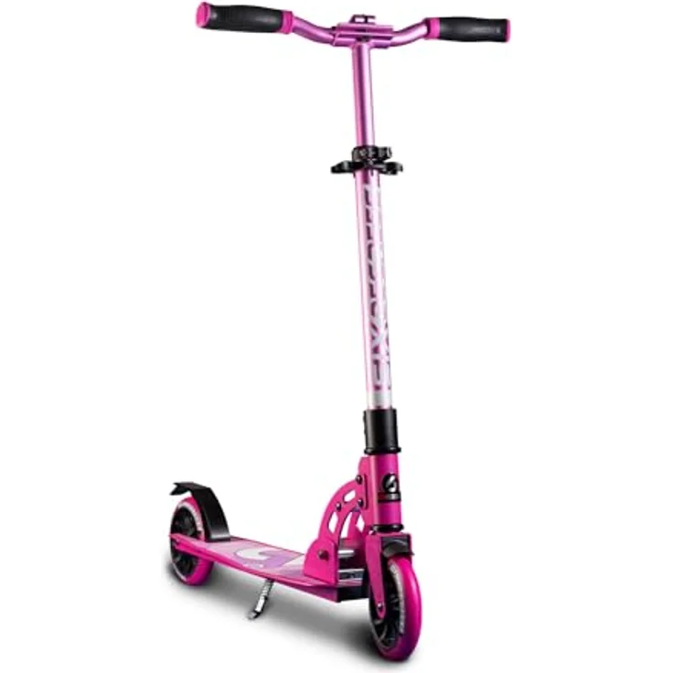 Authentic Sports Six Degrees Alu Scooter 145mm, pink, Junior Modell mit easy fold Klappmechanismus, höhenverstellbar, ABEC 7 Kugellager, max. Benutzergewicht 100 kg – Bild 1