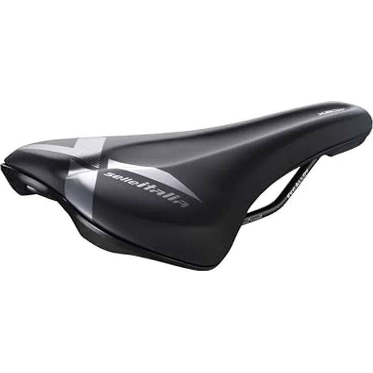 Selle Italia X-BOW schwarzer Aluminiumsattel - L1, Fahrradsitz mit großer Aussparung für alle Körpergrößen – Bild 1