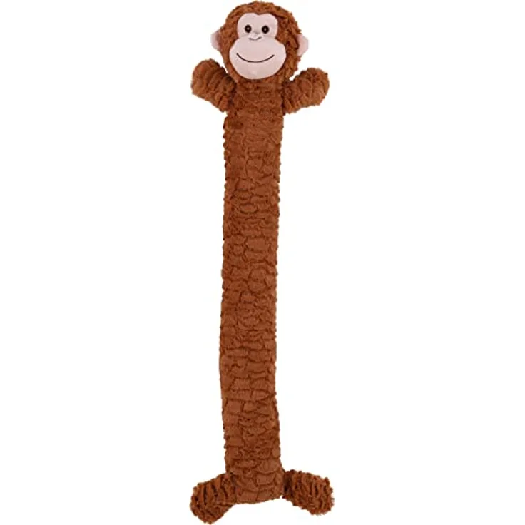 Flamingo Jchien Nowa AFFE aus Plüsch, mit langem Körper, braun, 85 cm