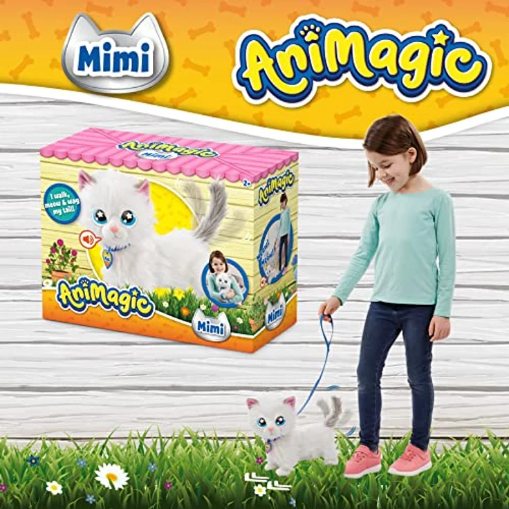 Goliath. Animagic. Mimi Die Katze. Kuscheltier Katze Spielzeug Kinder. Toys. Plüschtier Katze. Stofftier. Katze Kuscheltier – Bild 5