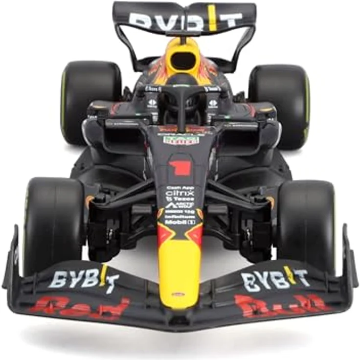 Maisto Tech R/C F1 Red Bull Racing RB18 (2023): Ferngesteuertes Auto im Maßstab 1:24, Originalgetreues Formel 1-Auto, 2,4 GHz, Pistolengriff-Steuerung, 23 cm, schwarz (582356) – Bild 2