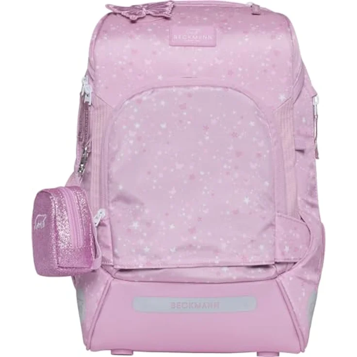 Beckmann Active Air FLX - 6-TLG. Set Rosie, Schulranzen mit wendbarer Vordertasche und innovativem Rückensystem – Bild 3