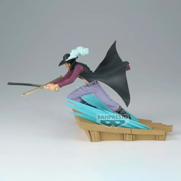 Banpresto Dracule Mihawk One Piece Actionfigur, 12 cm PVC Sammelfigur, mehrfarbig, mit Basisständer, ideal für Anime-Fans – Bild 4