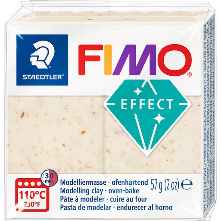 FIMO Modelliermasse effect 8010 Botanical, 57 g - Natürliche botanische Farben, ideal für kreative Projekte – Bild 1