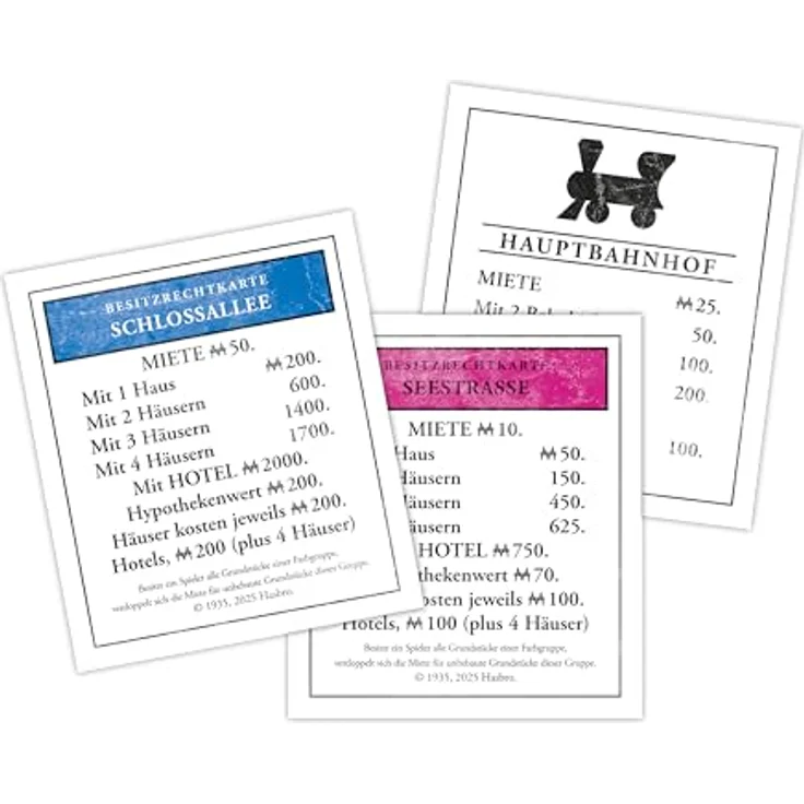 Gomazing Monopoly Nostalgie Edition 1930er Retro Brettspiel, Vintage Sammlerdose mit Zinnfiguren und Holzhäusern, für 2-8 Personen ab 8 Jahren – Bild 5
