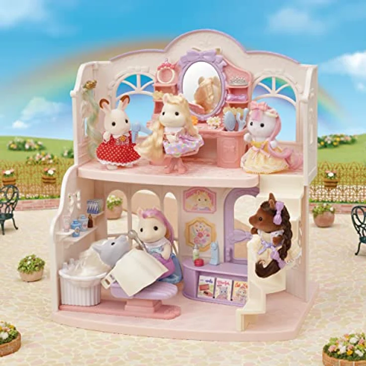 Sylvanian Families 5643 Pony Friseursalon mit Figur - Puppenhaus Spielset, einzelverpackt – Bild 11