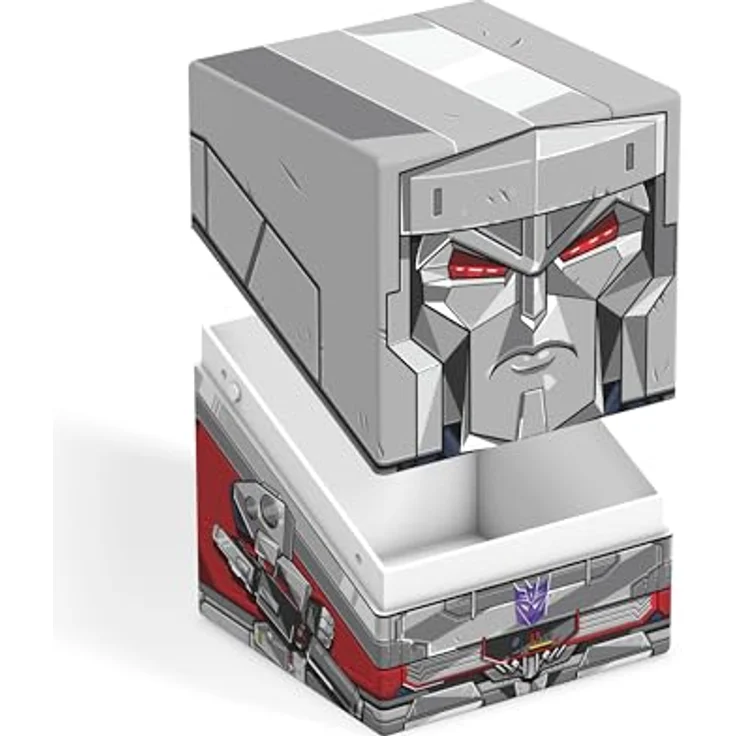 Squaroes SQR100231 - Squaroes Squaroe Transformers TR005 - Megatron - Deckbox für bis zu 100 doppelt gesleevte Karten, aus 78% nachhaltigen Materialien, vollständig bedrucktes Design – Bild 5