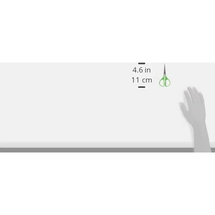 WEDO Silhouettenschere Comfortline, Edelstahl 11,4 cm, spitz, apfelgrün – Bild 4