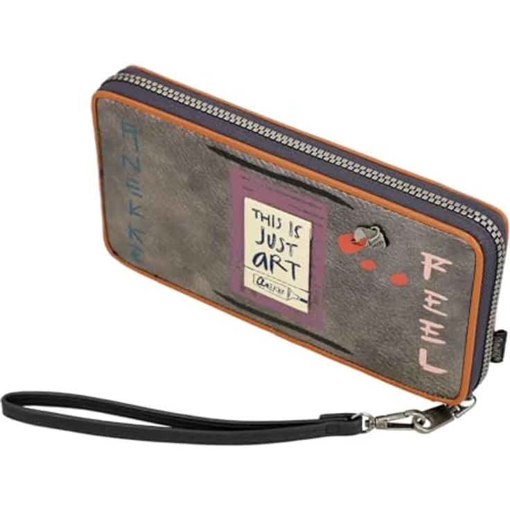 Anekke Contemporary Geldbörse XXL, Multicolor mit RFID-Blocker Schutz und abnehmbarer Handschlaufe – Bild 6