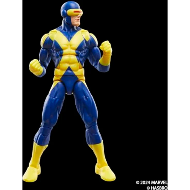 Hasbro Marvel Legends Marvel X-Men Cyclops Actionfigur 15 cm mit 5 Accessoires, gelb – Bild 8