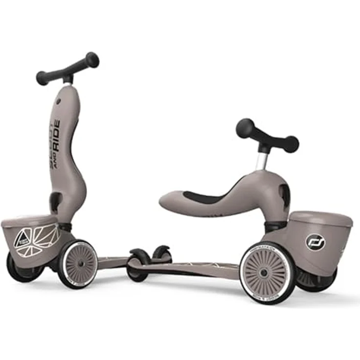 Scoot and Ride Scoot&Ride Highwaykick 1 Lifestyle - Rutscherfahrzeug und Scooter, 2in1 Kickboard/Kickboard mit Sitz, für Kinder von 1-5 Jahren, grün – Bild 8