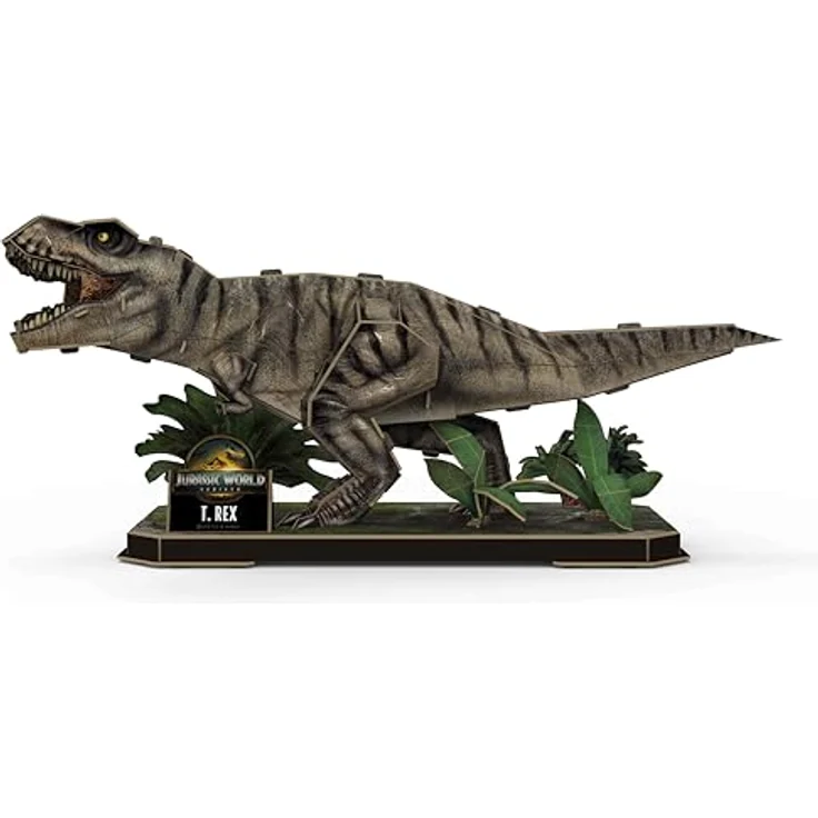 Revell Jurassic World Rebirth-T.Rex, 3D-Puzzle mit Dioramaplatte für Dinosaurier-Fans – Bild 3