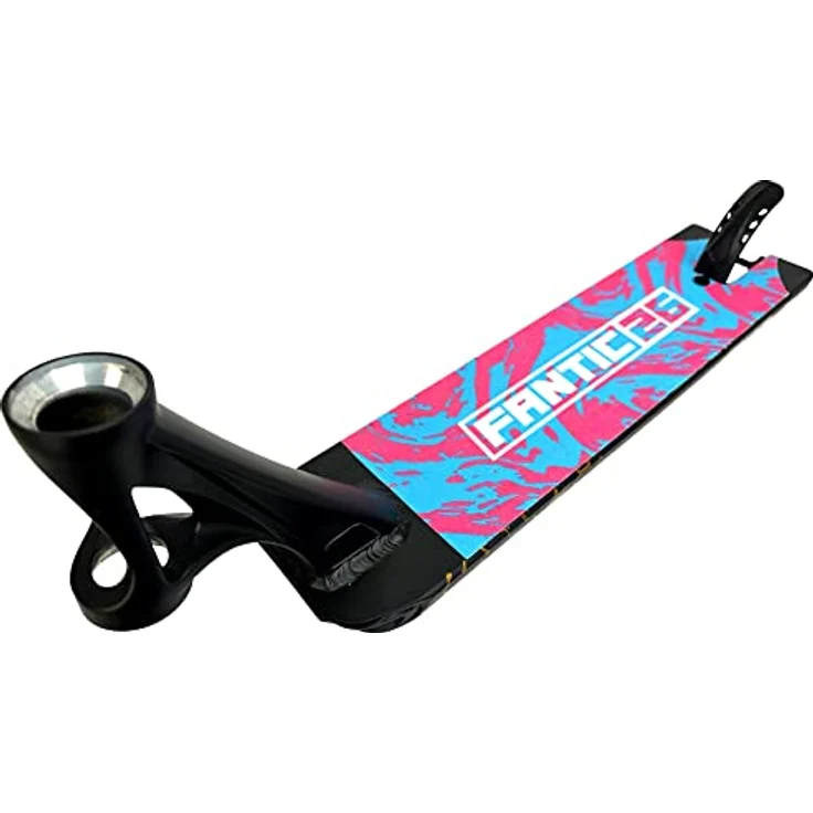 Fantic26 Stuntscooter Fantic26 Stunt-Scooter Griptape 58,5cm x 15,5cm Swirl Pink/Türkis, reißfestes/wasserfestes PVC Material, extra starker Kleber – Bild 4