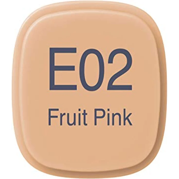 Copic Classic Marker Typ E - 02, Fruit Pink, professioneller Layoutmarker mit breiter und feiner Spitze, nachfüllbar – Bild 3