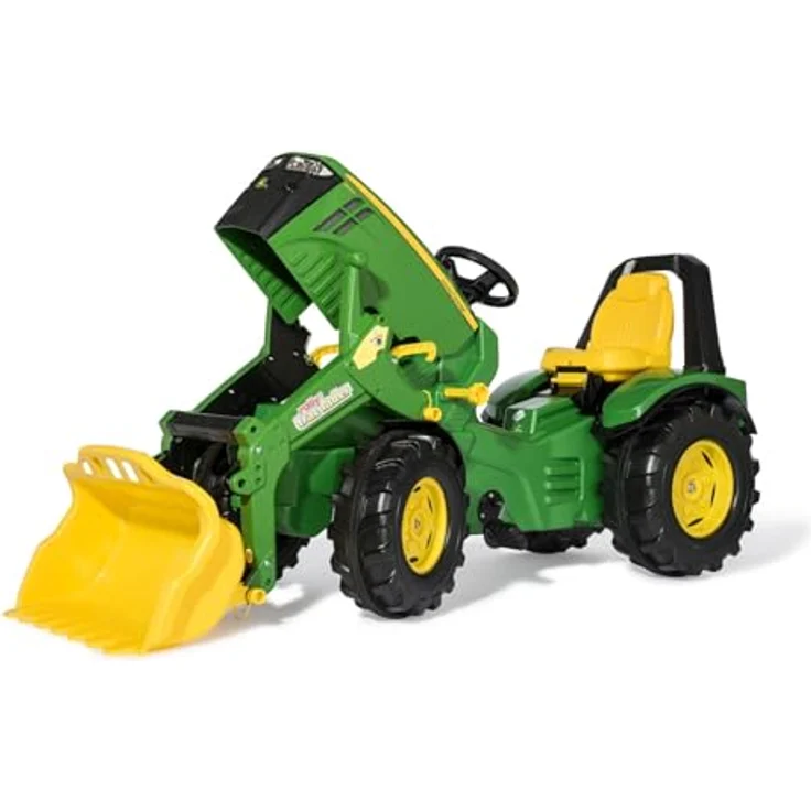 Rolly Toys 651047 - Trettraktor rollyX-Trac Premium John Deere 8400R, für Kinder von 3-10 Jahre, Flüsterbereifung - Preisvergleich – Bild 4