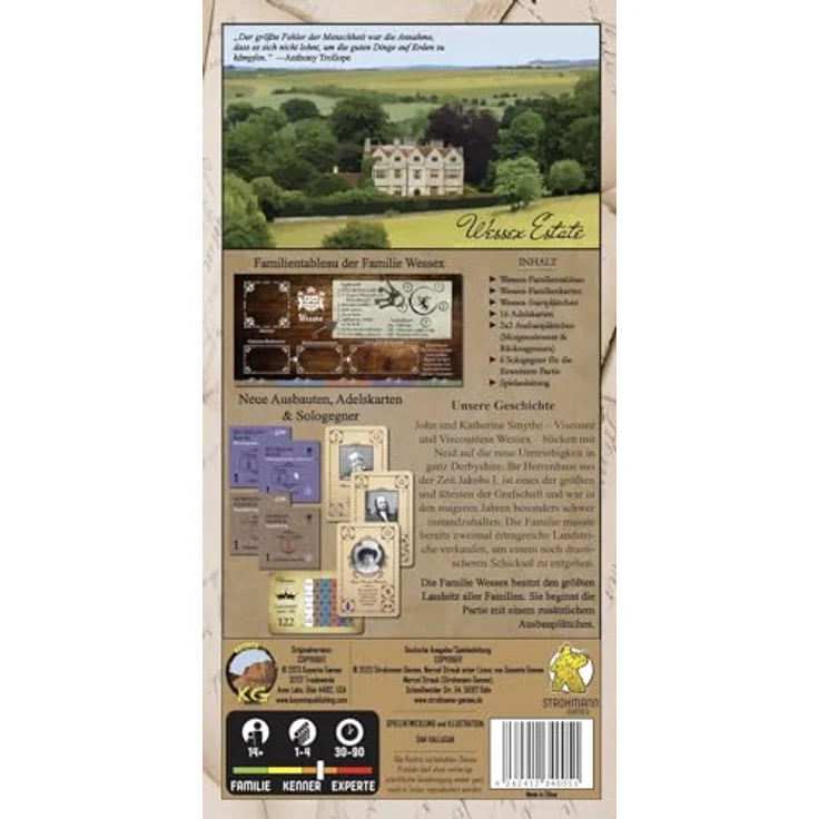 Strohmann Games Obsession – Wessex Erweiterung, Expertenspiel, Strategiespiel, 1-4 Spieler, Ab 14+ Jahren, 30-90 Minuten, Deutsch - Preisvergleich – Bild 3
