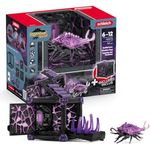 Schleich BattleCave Schattenassel, Eldrador Creatures Spielset mit Greifarm, ca. 15 cm