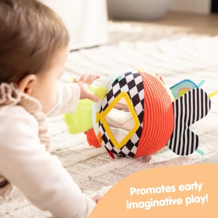 Lamaze Freddie The Firefly Discovery Ball, sensorikreiches Aktivitätsspielzeug für Babys ab 0 Monaten, leicht zu greifendes Design – Bild 4